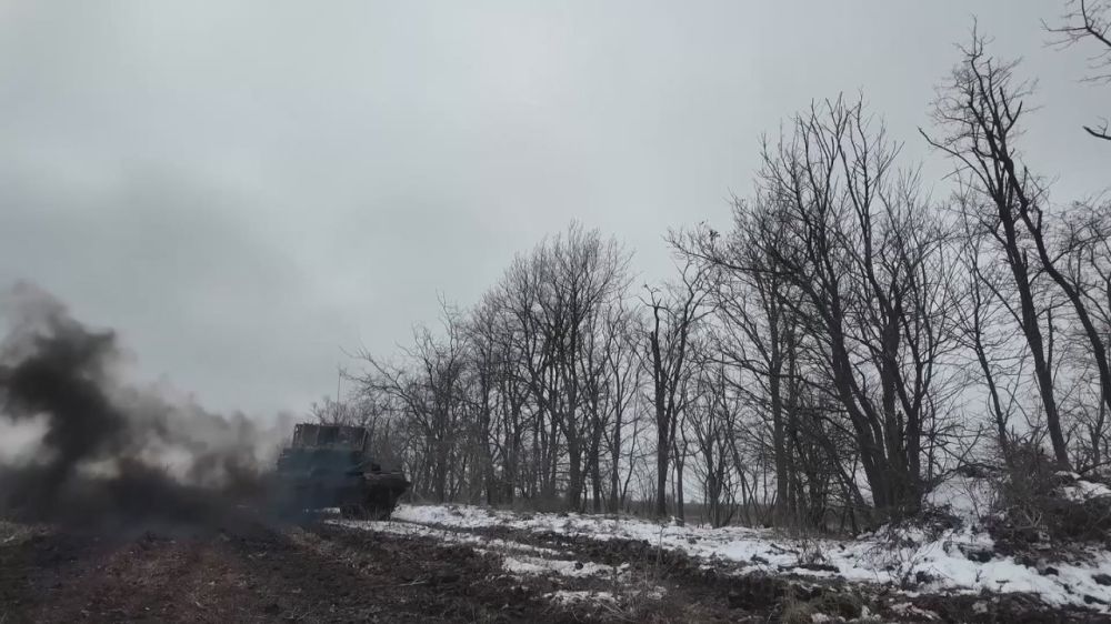 Новороссийские танкисты-десантники уничтожили опорный пункт с пехотой ВСУ