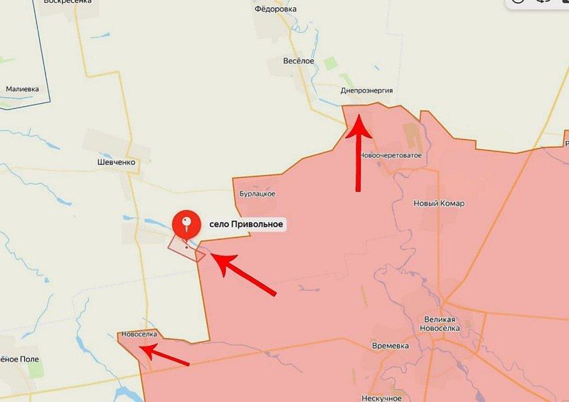 Взятие села Привольное у Запорожской области подтвердили в Минобороны РФ