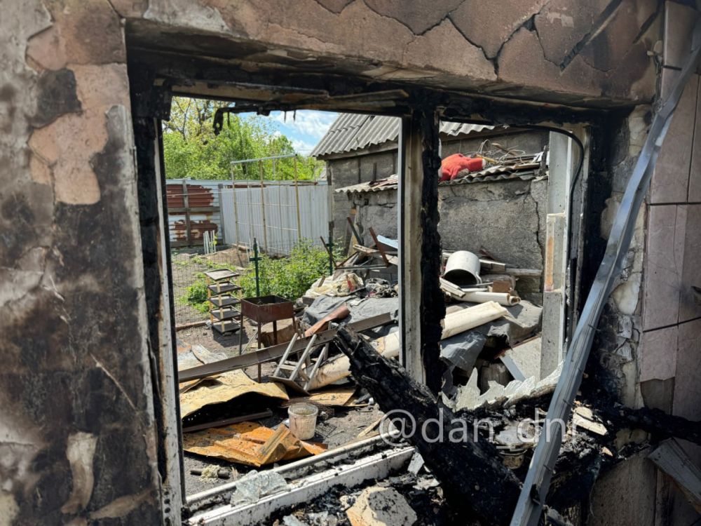 Кадры из макеевского поселка Ханженково, атакованного беспилотниками ВСУ