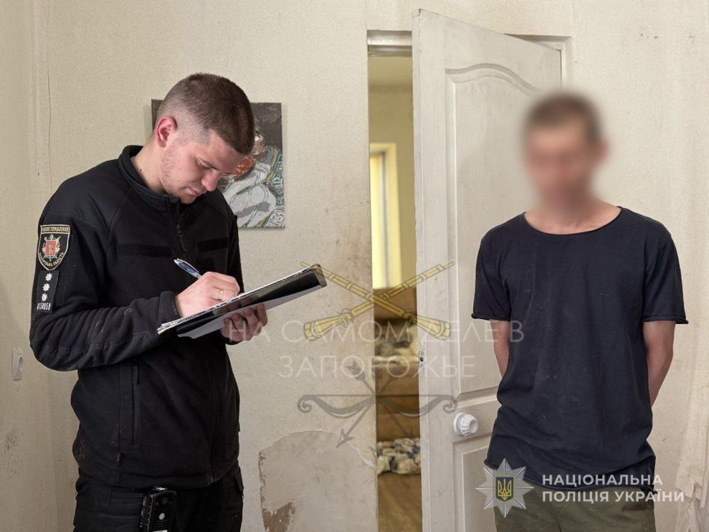Запорожец поджег мужчину прямо на улице