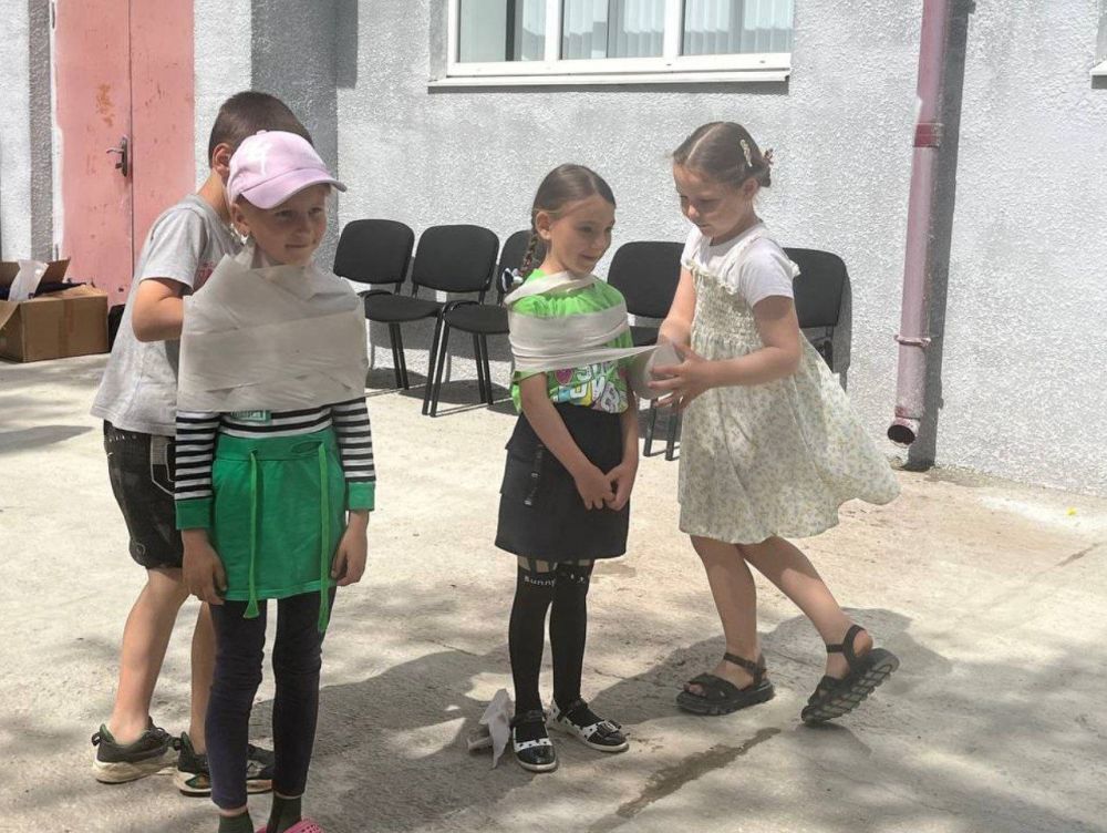 Розовский СДК совместно с библиотекой провели празднично – игровую программу для детей «Детство – лучшая планета»