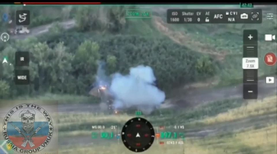 Уничтожение шведского бронетранспортера Pbv 302 ВСУ в районе н.п Комар