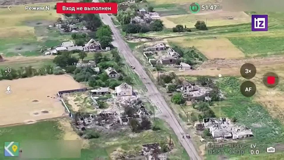 Кадры освобождения населенного пункта Запорожье в ДНР показало Минобороны России