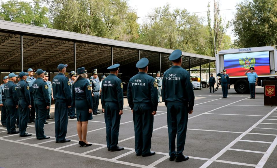 В Запорожской области новобранцы МЧС России приняли присягу В Запорожской области новобранцы МЧС России приняли присягу