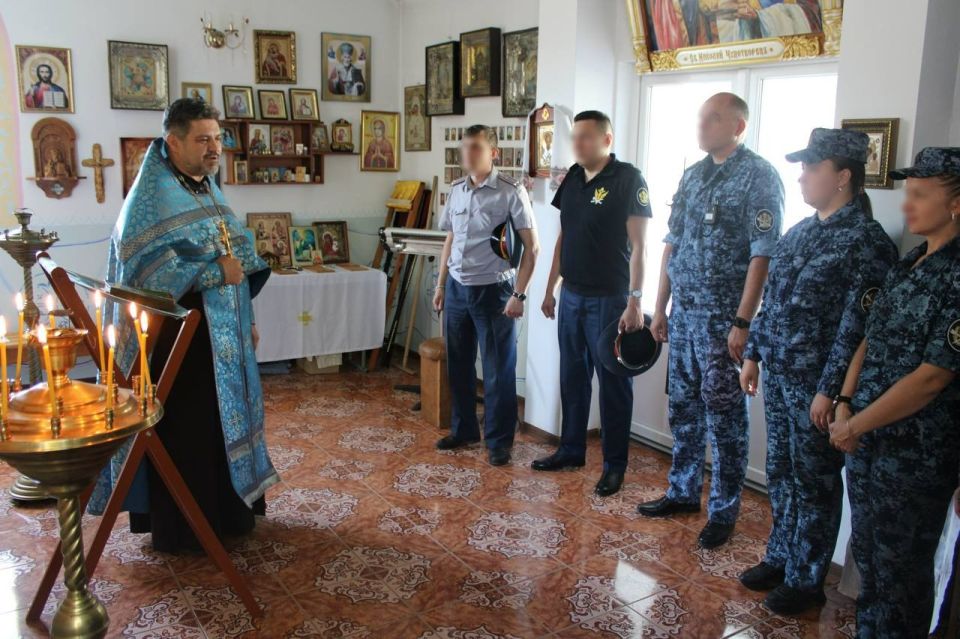 В ИК-1 СОСТОЯЛСЯ МОЛЕБЕН ПРЕПОДОБНОМУ ПИМЕНУ УГРЕШСКОМУ В ИК-1 СОСТОЯЛСЯ МОЛЕБЕН ПРЕПОДОБНОМУ ПИМЕНУ УГРЕШСКОМУ