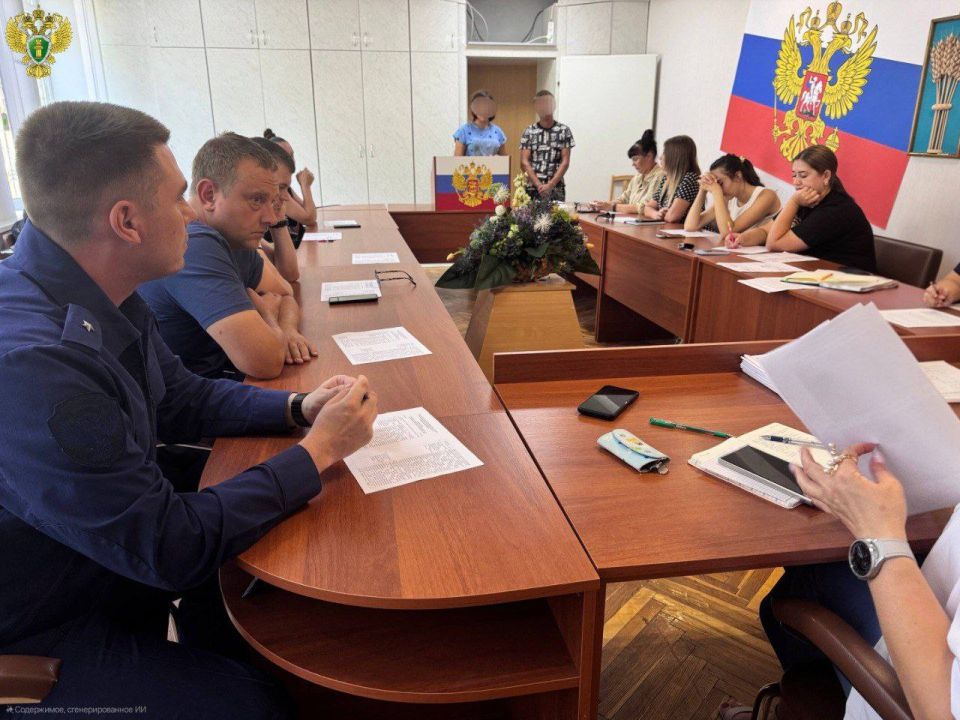 Старший помощник прокурора Веселовского района принял участие в заседании комиссии по делам несовершеннолетних и защите их прав при администрации муниципального округа