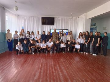 В Водяном депутат провел урок мужества на тему: «Победа Советских войск над милитаристской Японией»