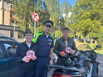 Госавтоинспекция Запорожской области провела необычную акцию, посвященную Всероссийскому дню трезвости