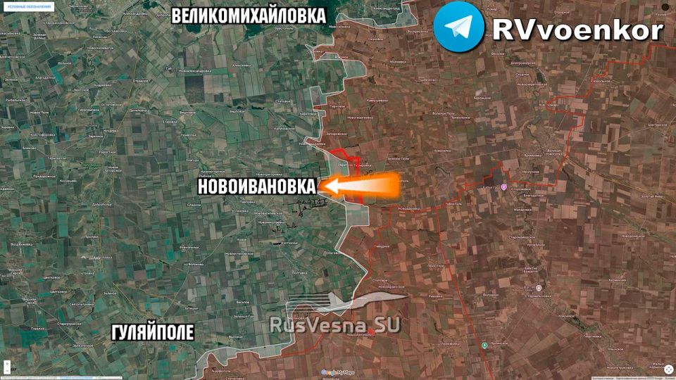 Армия России развивает наступление на стыке Запорожской и Днепропетровской областей Армия России развивает наступление на стыке Запорожской и Днепропетровской областей