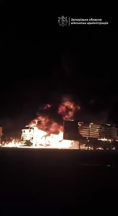 Запорожье ночью.. РИА ДНР |