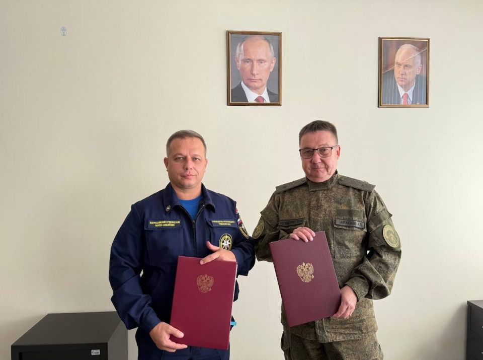 Руководитель следственного управления СК России заключил соглашение с Запорожским региональным отделением Всероссийского студенческого корпуса спасателей