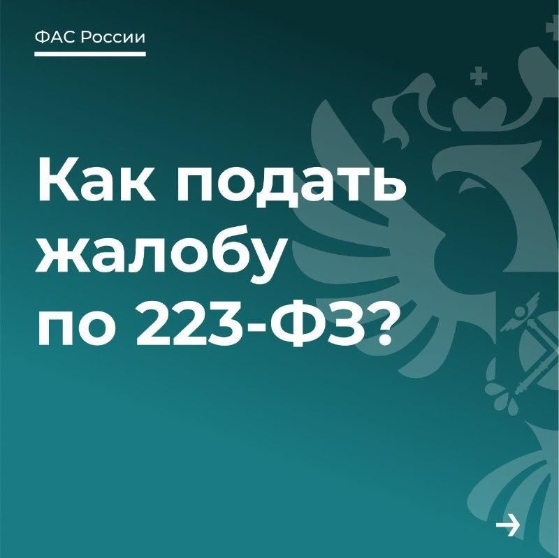 Как подать жалобу на закупку по 223-ФЗ? Как подать жалобу на закупку по 223-ФЗ?