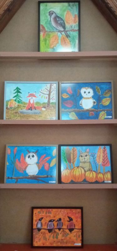 Учащиеся Нововасильевской ДШИ подготовили выставку детских рисунков, посвящёную ко Дню посёлка Учащиеся Нововасильевской ДШИ подготовили выставку детских рисунков, посвящёную ко Дню посёлка