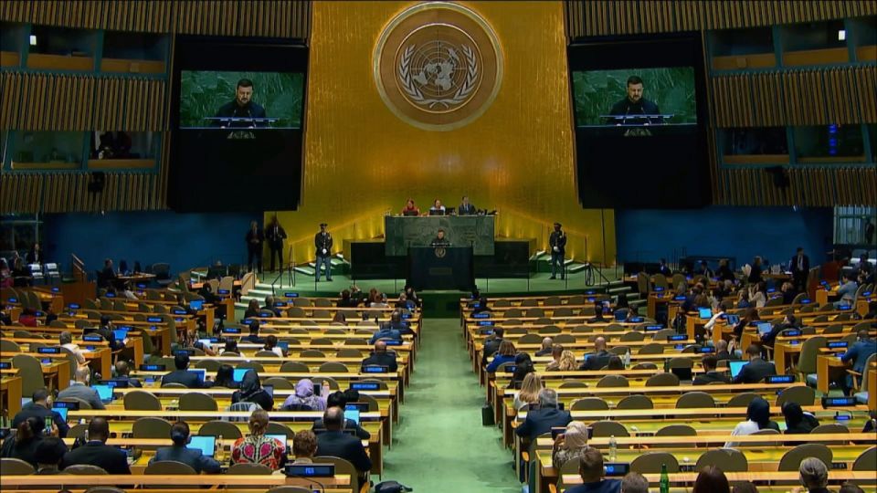Зеленский выступил на сессии Генеральной Ассамблеи ООН, где попытался вновь привлечь внимание мирового сообщества к украинской повестке