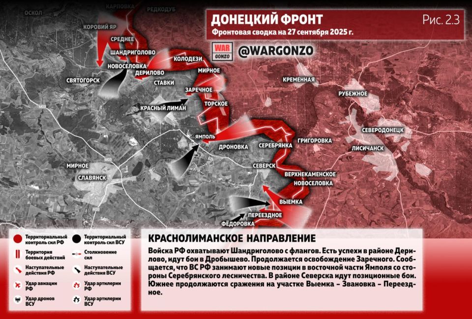 WarGonzo: Фронтовая сводка на утро 27.09.25 WarGonzo: Фронтовая сводка на утро 27.09.25