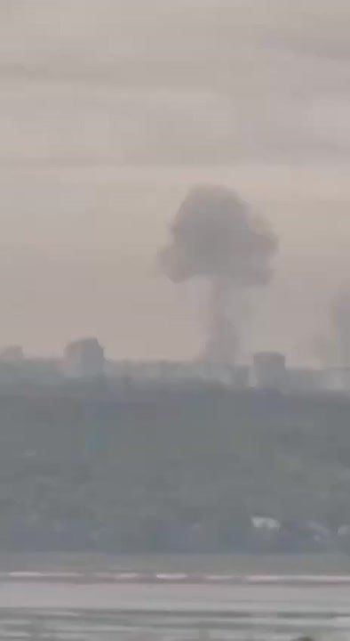 Прилеты ФАБ по целям в Запорожье