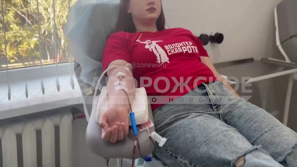 Мелитопольские волонтёры провели донорскую акцию