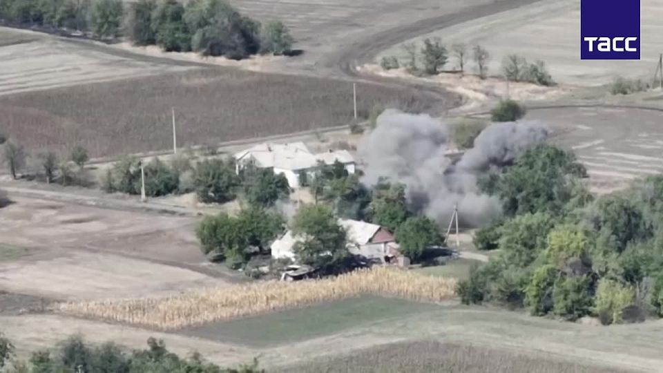 Министерство обороны опубликовало видео боев за населенный пункт Нововасилевское в Запорожской области