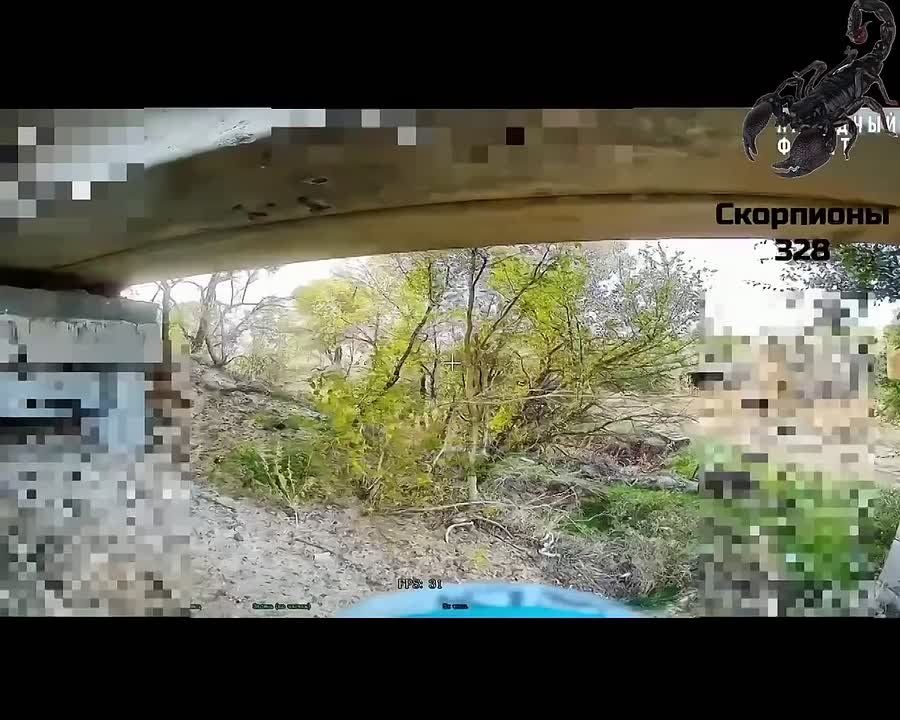 238 полк сжег украинский броневик с десантом, не дав атаковать наши позиции у Степногорска Запорожской области