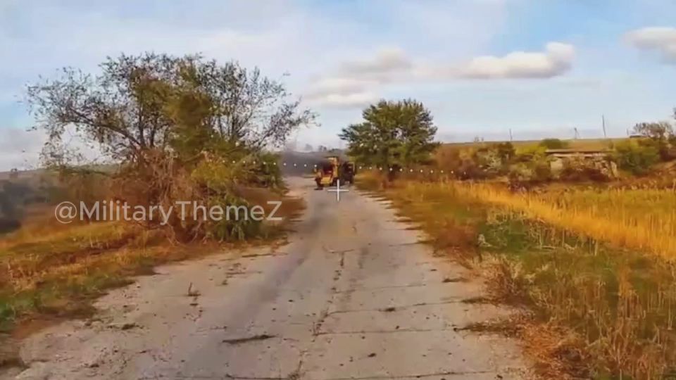 Турецкий бронеавтомобиль "Kirpi" ВСУ был нашпигован нашими FPV-дронами в Запорожской области