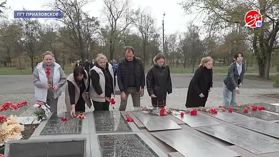 В посёлке Приазовское состоялся торжественный митинг в честь Дня освобождения Запорожья от немецко-фашистских захватчиков