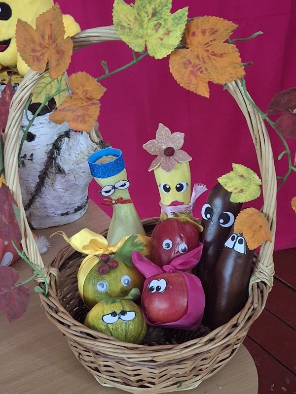 "Овощ с грядки мы сорвем и поделку соберем" "Овощ с грядки мы сорвем и поделку соберем"