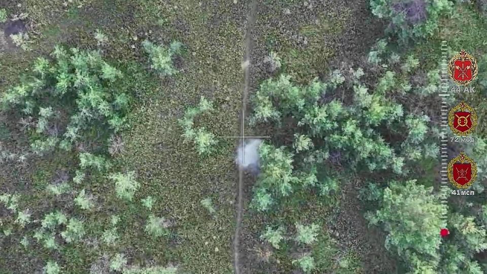 Расчетами БпЛА 41 мсп 44 Армейского корпуса была пресечена попытка ротации боевиков ВСУ