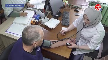 Медики провели профосмотр жителей в селе Плодородное
