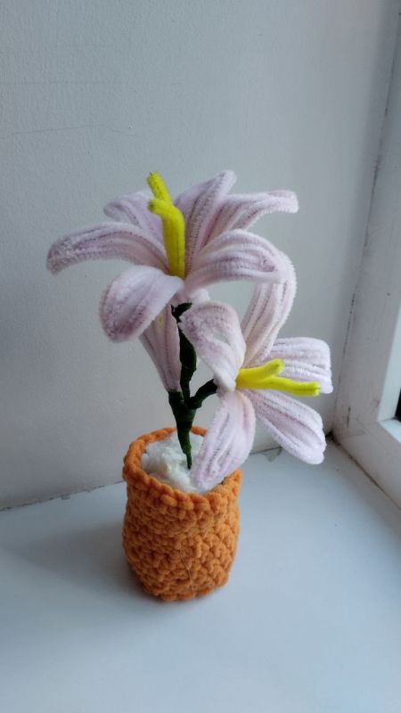 В Приазовском ДК на кружке " Вязание крючком " девочки не ограничились клубочками! Создав милые башмачки, они также попробовали себя в работе с синельной проволокой, из которой получился замечательный цветок! В Приазовском ДК на кружке " Вязание крючком " девочки не ограничились клубочками! Создав милые башмачки, они также попробовали себя в работе с синельной проволокой, из которой получился замечательный цветок!