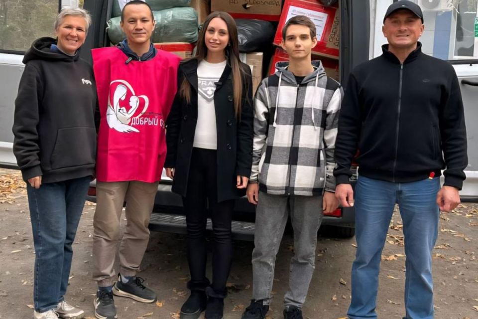 Васильевское отделение «Единой России» доставило гуманитарный груз для нуждающихся семей при поддержке фонда «Добрый Ангел»