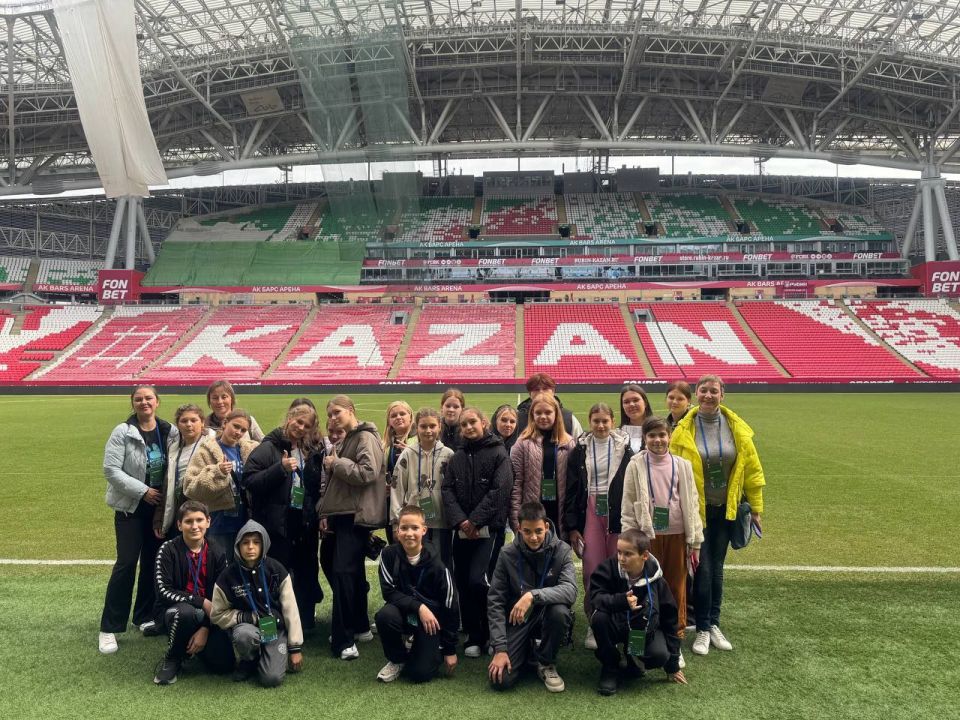 Дети из Запорожской области побывали в Казани в рамках федеральной программы «Культурная карта 4+85» Дети из Запорожской области побывали в Казани в рамках федеральной программы «Культурная карта 4+85»