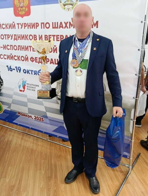 Гордость УФСИН: Артем Дзыга завоевал медали на шахматном турнире