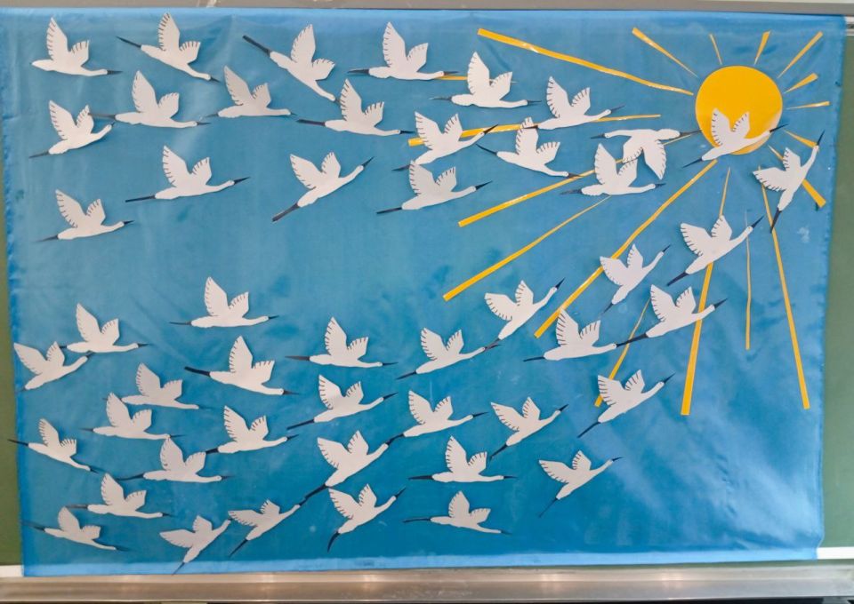 22 октября акцией «Под крылом белых журавлей» в ДК «Современник» отметили День памяти павших воинов в вооружённых конфликтах 22 октября акцией «Под крылом белых журавлей» в ДК «Современник» отметили День памяти павших воинов в вооружённых конфликтах