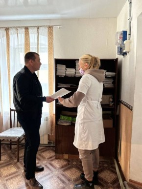 Состоялся очередной выезд главного врача в сельские ФАПы и амбулатории