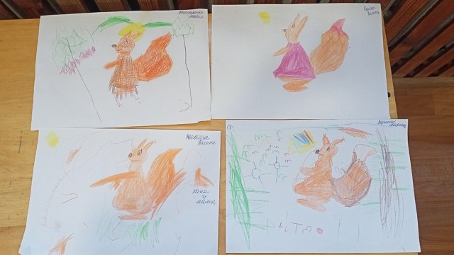 В Малобелозерском детском саду № 2 «Солнышко» прошло тематическое занятие по рисованию "Белка" В Малобелозерском детском саду № 2 «Солнышко» прошло тематическое занятие по рисованию "Белка"