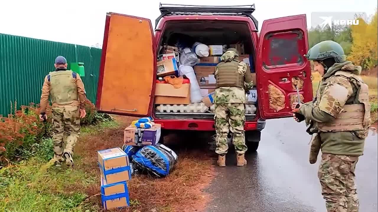 Активистка «Сова» возит гуманитарку