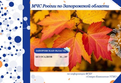 С 25 на 26 октября на территории региона ожидается: