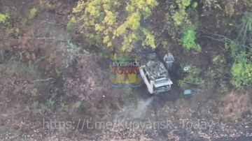 Купянское направление. Успешно уничтожен автомобиль ВСУ в районе Ковшаровки