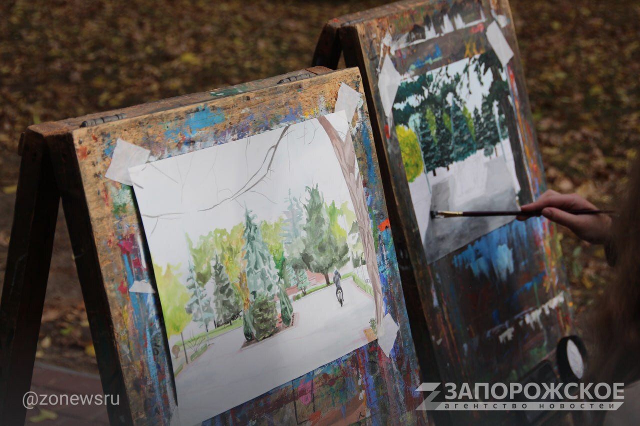 В Мелитополе прошел пленэр «Городская палитра» В Мелитополе прошел пленэр «Городская палитра»