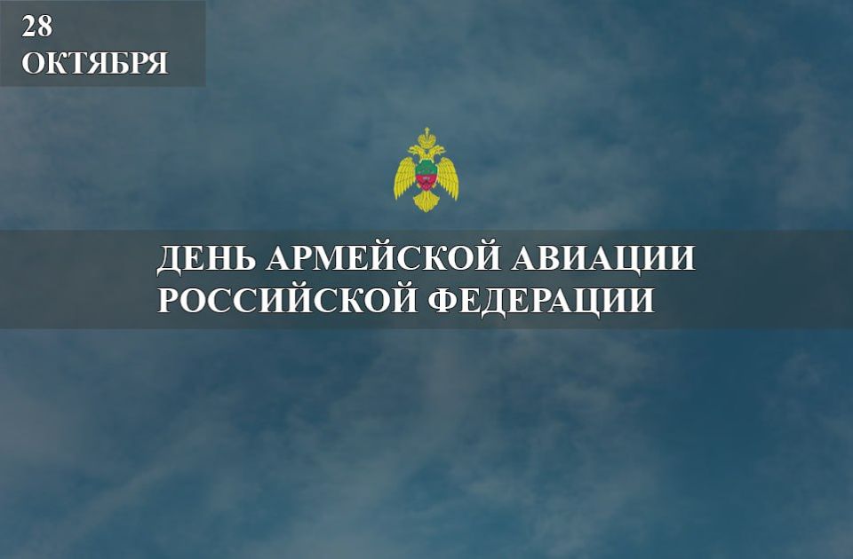 Сотрудники Главного управления МЧС России по Запорожской области поздравляют коллег с Днем армейской авиации
