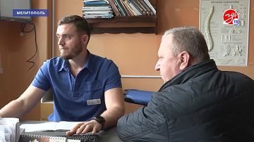 Врачи из Федерального центра медицины катастроф «Южный» продолжают лечить жителей Запорожской области