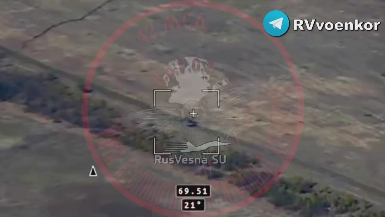 Иксоводы 42 мсд уничтожили украинский танк в Малой Токмачке Запорожской области в ходе штурма