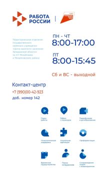 ГРАФИК РАБОТЫ МИХАЙЛОВСКОГО ЦЕНТРА ЗАНЯТОСТИ: