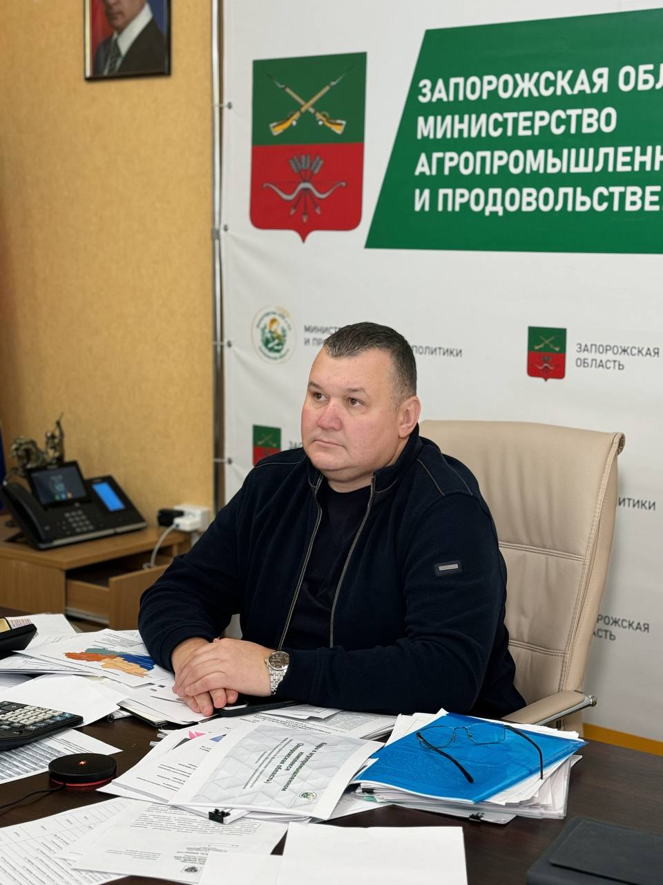 Андрей Сигута: Вместе с сотрудниками Министерства приняли участие в совещании в режиме ВКС под председательством заместителя Министра сельского хозяйства РФ Андрея Разина