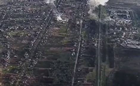 Запорожский фронт.. Объективный контроль ударов ФАБ с УПМК по скоплению ВСУк в населённом пункте Малая Токмачка