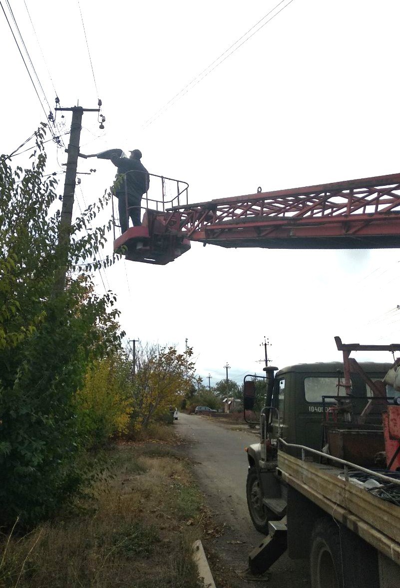 В с.Новониколаевка проведена модернизация уличного освещения