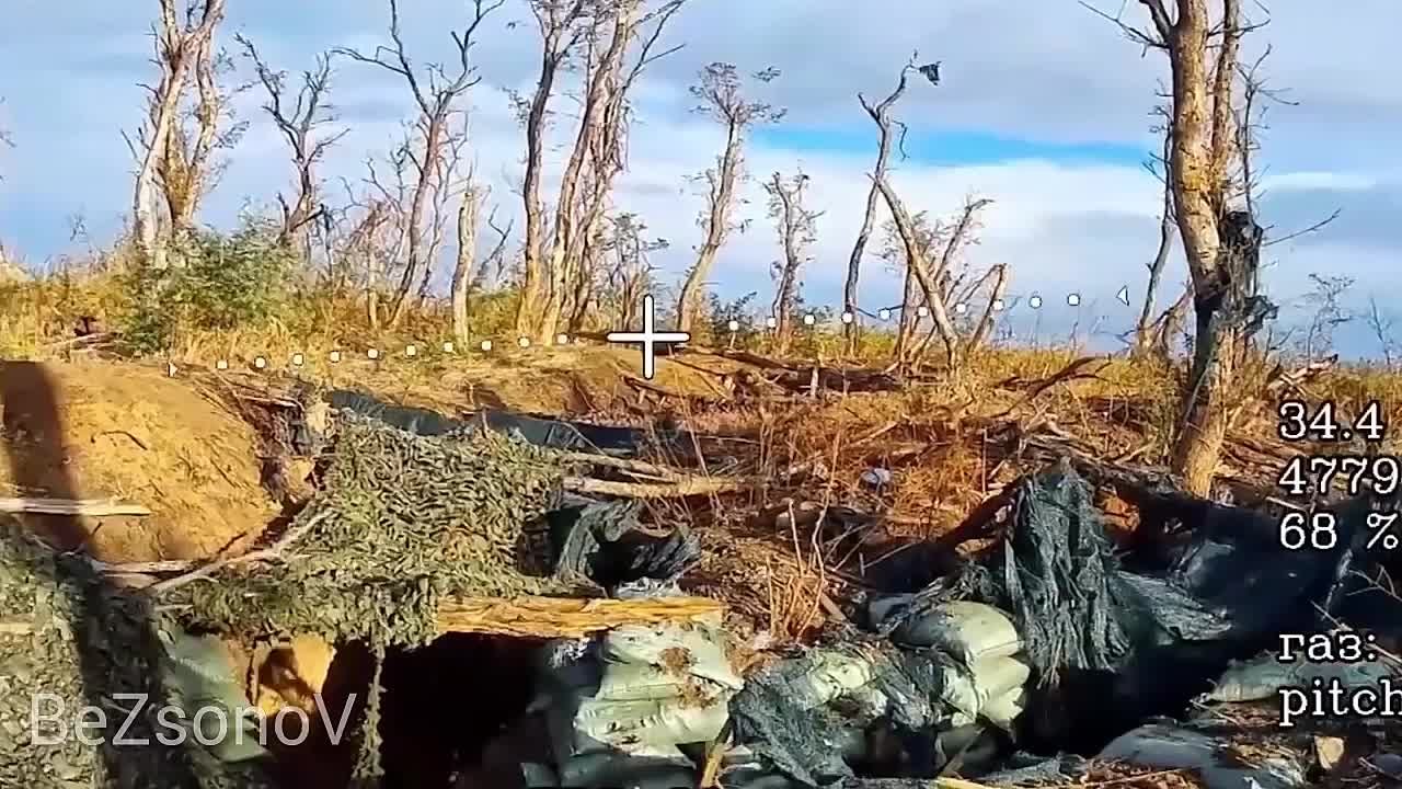 Даниил Безсонов: Кадры поражения автомобиля, ретранслятора и укрытия ВСУ операторами FPV-дронов 58-й армии на Запорожском направлении