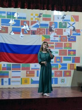 Артисты из Плодородного выступили в Новобогдановке на концерте в честь Дня народного единства