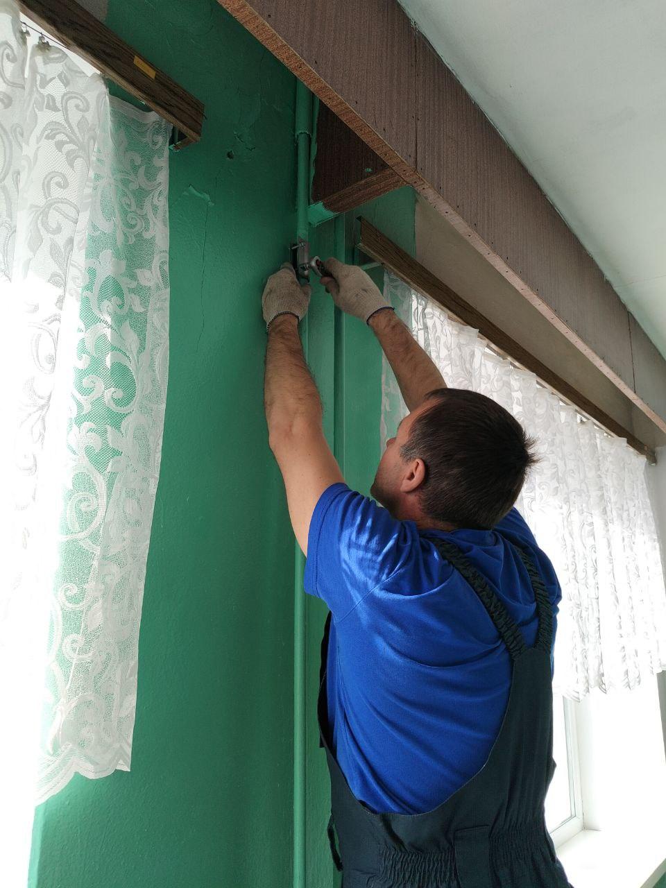 Подача тепла в детсад и школу села Чапаевка Пологовского МО осуществляется в штатном режиме