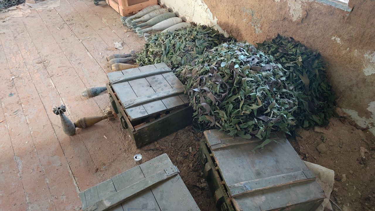 Очередной крупный схрон обнаружен в Запорожской области Очередной крупный схрон обнаружен в Запорожской области